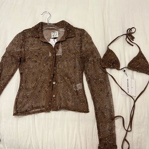 With Jean Eva Top and Betsey Bikini Top